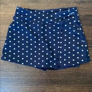 Gap Fit Girls Navy polka dot Skort - Girls Large